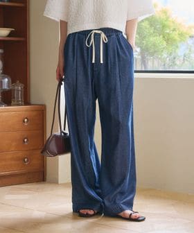 BEAUTY&YOUTH/【WEB限定】ライトデニム イージーパンツ ウォッシャブル/デニムパンツ