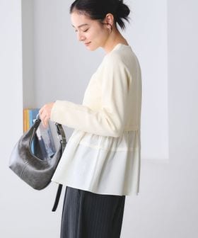 BEAUTY&YOUTH/【WEB限定 Wardrobe DAILY MINIMAL】レイヤードフレアニットプルオーバー ウォッシャブル/ニット / セーター