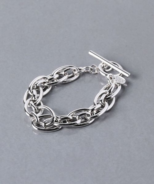 <PHILIPPE AUDIBERT(フィリップ オーディベール)>SWANE チェーン ブレスレット SLV† <PHILIPPE AUDIBERT(フィリップ オーディベール)>SWANE チェーン ブレスレット SLV†