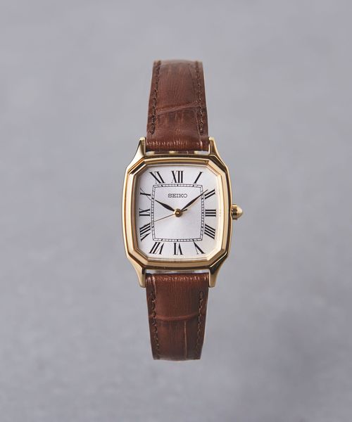 【別注】<SEIKO>スクエア レザー 腕時計