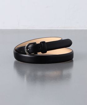 UNITED ARROWS コート ベルト牛革 毛100% 紺 L プレーン ベルト