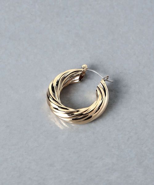 <LAURA LOMBARDI(ローラ ロンバルディ)>GAIA フープピアス