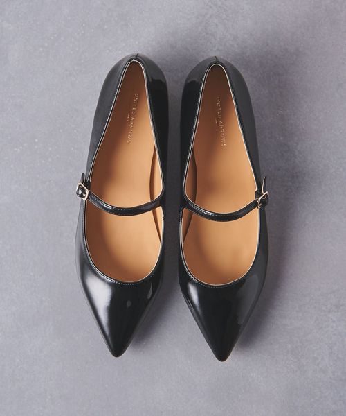 UNITED ARROWS TOKYO フラット　パンプス　エナメルブラック 1700023F0094_l1_a023.jpg