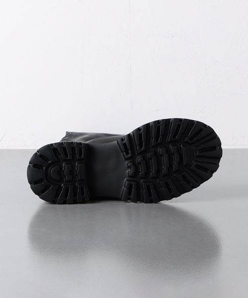 ブラック ニーハイ,サイハイブーツ 　UNITEDARROWS　36 ストレッチサイハイブーツ