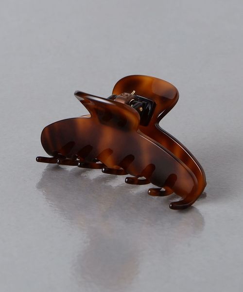【試着のみ】アレクサンドルドゥパリ　ヘアクリップ　M ブラウン VENDOME】M クリップ｜ALEXANDRE DE PARIS（アレクサンドル ドゥ