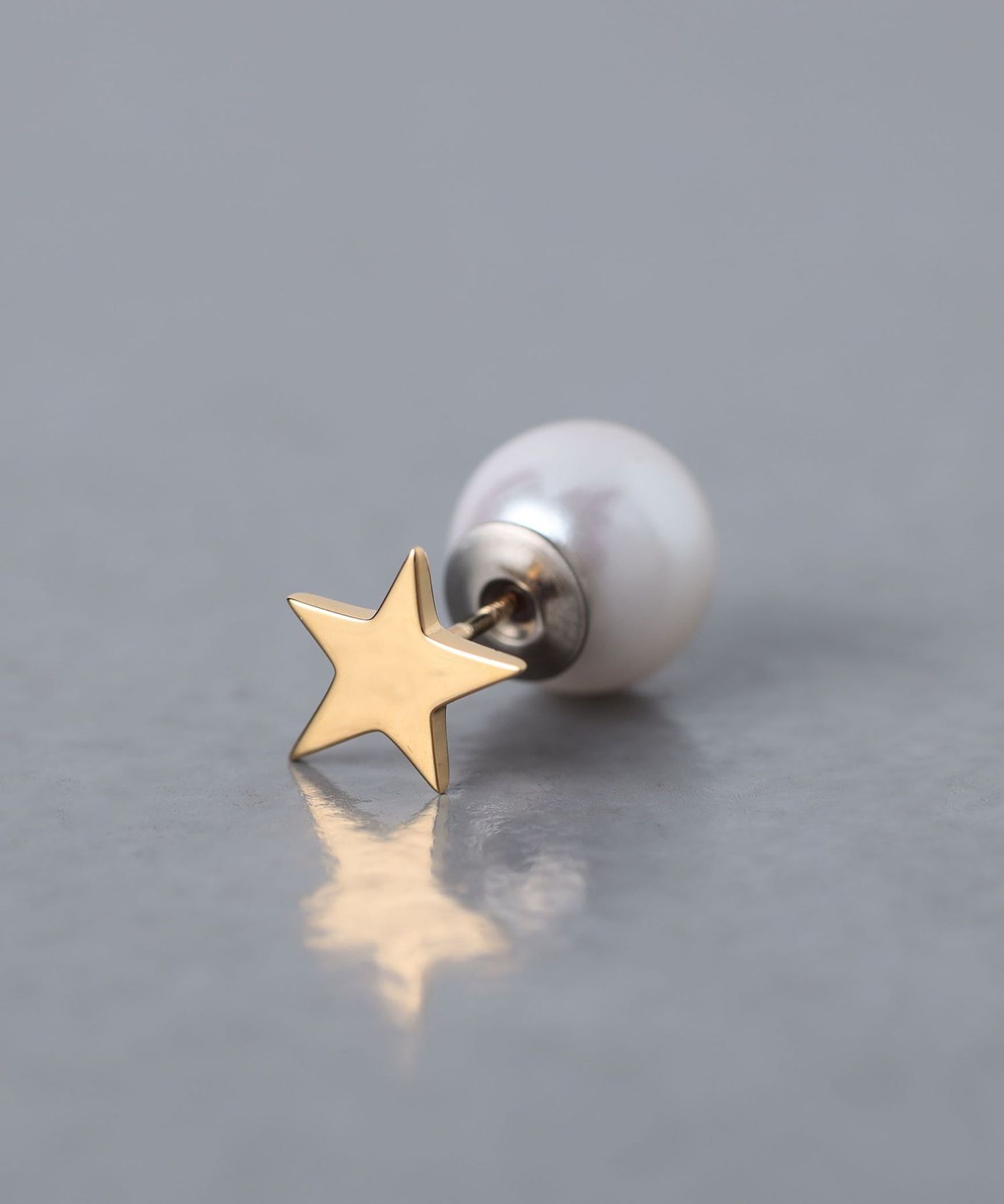 <MAYU>スター F/PRL 片耳ピアス M MAYU>スター F/PRL 片耳ピアス