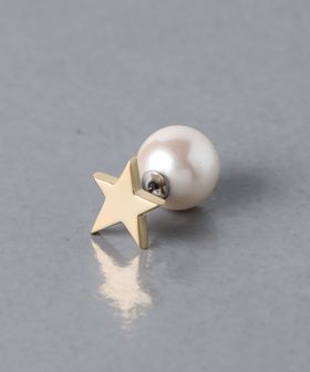 MAYU＞スター F/PRL 片耳ピアス M 