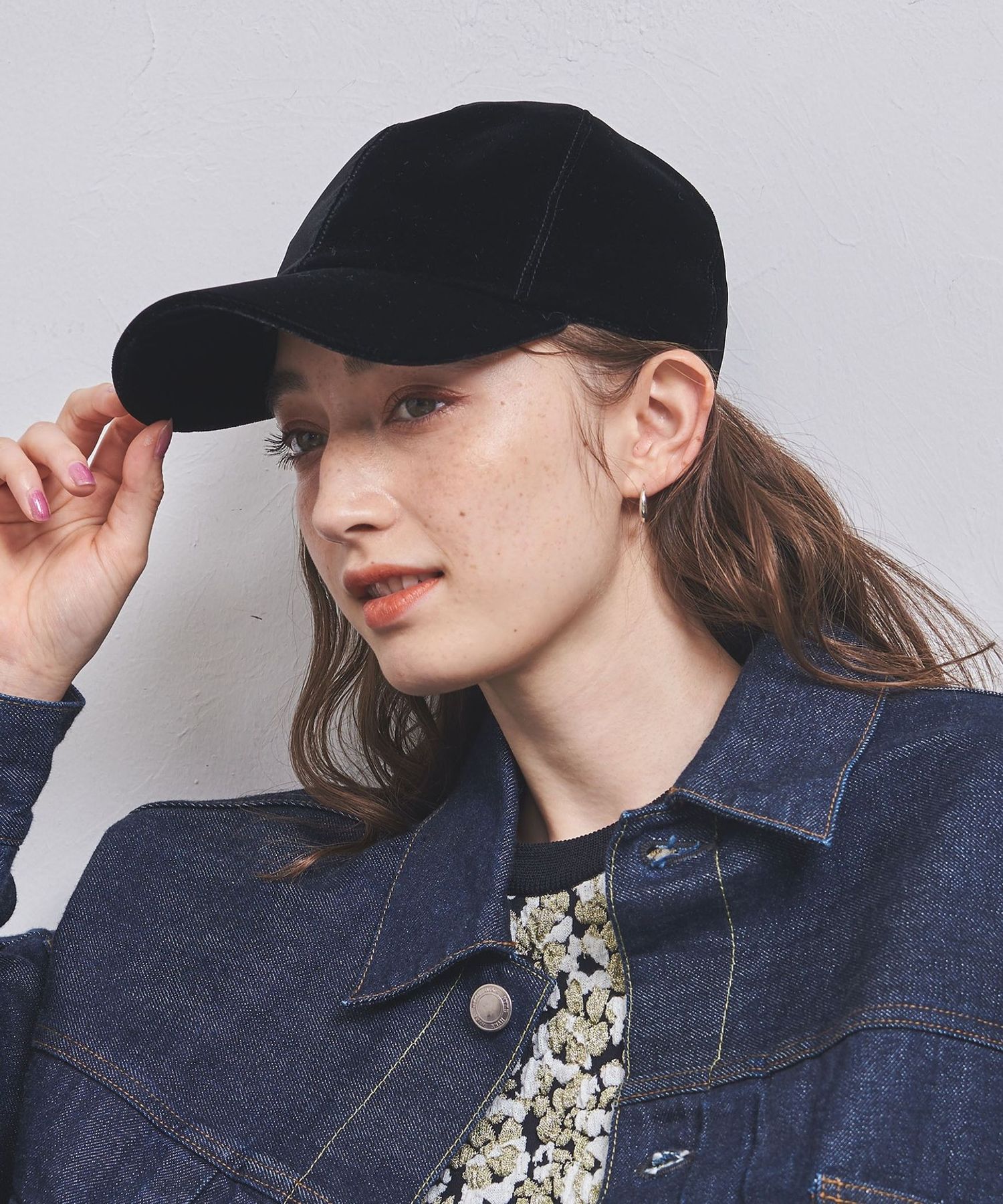 【別注】<IRIS 47>VELVET キャップ 【別注】<IRIS 47>VELVET キャップ