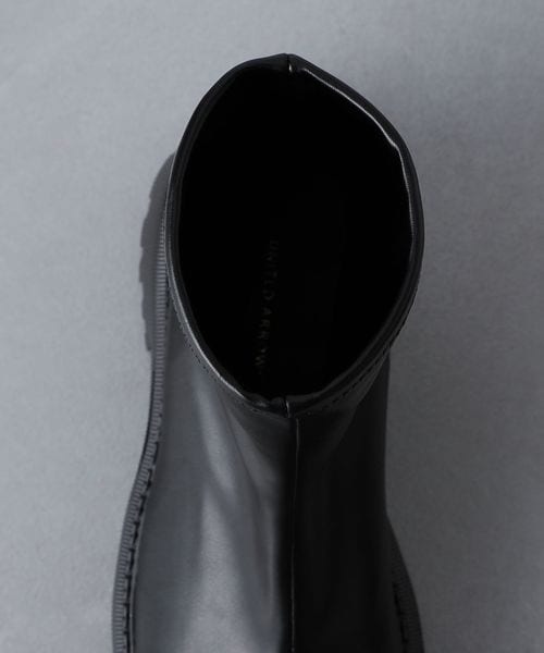 UNITED ARROWS ストレッチ レインブーツ ブラック 【晴雨兼用】 ストレッチ レインブーツ