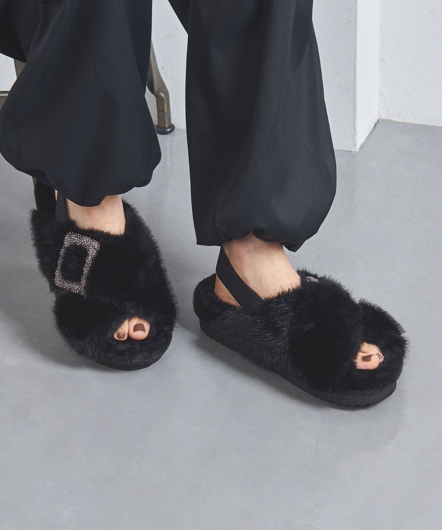 美品　23cm ユナイテッドアローズ　COMFY バックストラップ サンダル UNITED ARROWS サンダル COMFY バックストラップ レディース