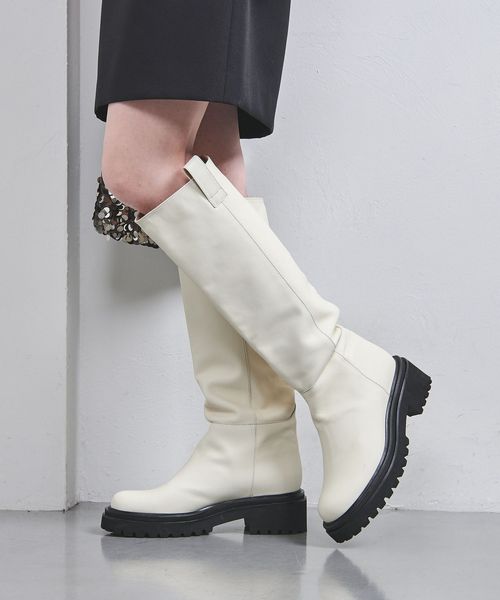 UNITED ARROWS/LTR プラット ロングブーツ/ロングブーツ