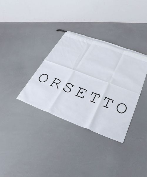 美品 ORSETTO ホワイト レザー バッグ ユナイテッドアローズ ORSETTO＞TULE WIDE バッグ