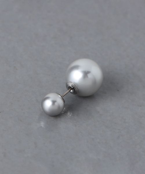 MAYU＞フェイクパール 片耳ピアス2 