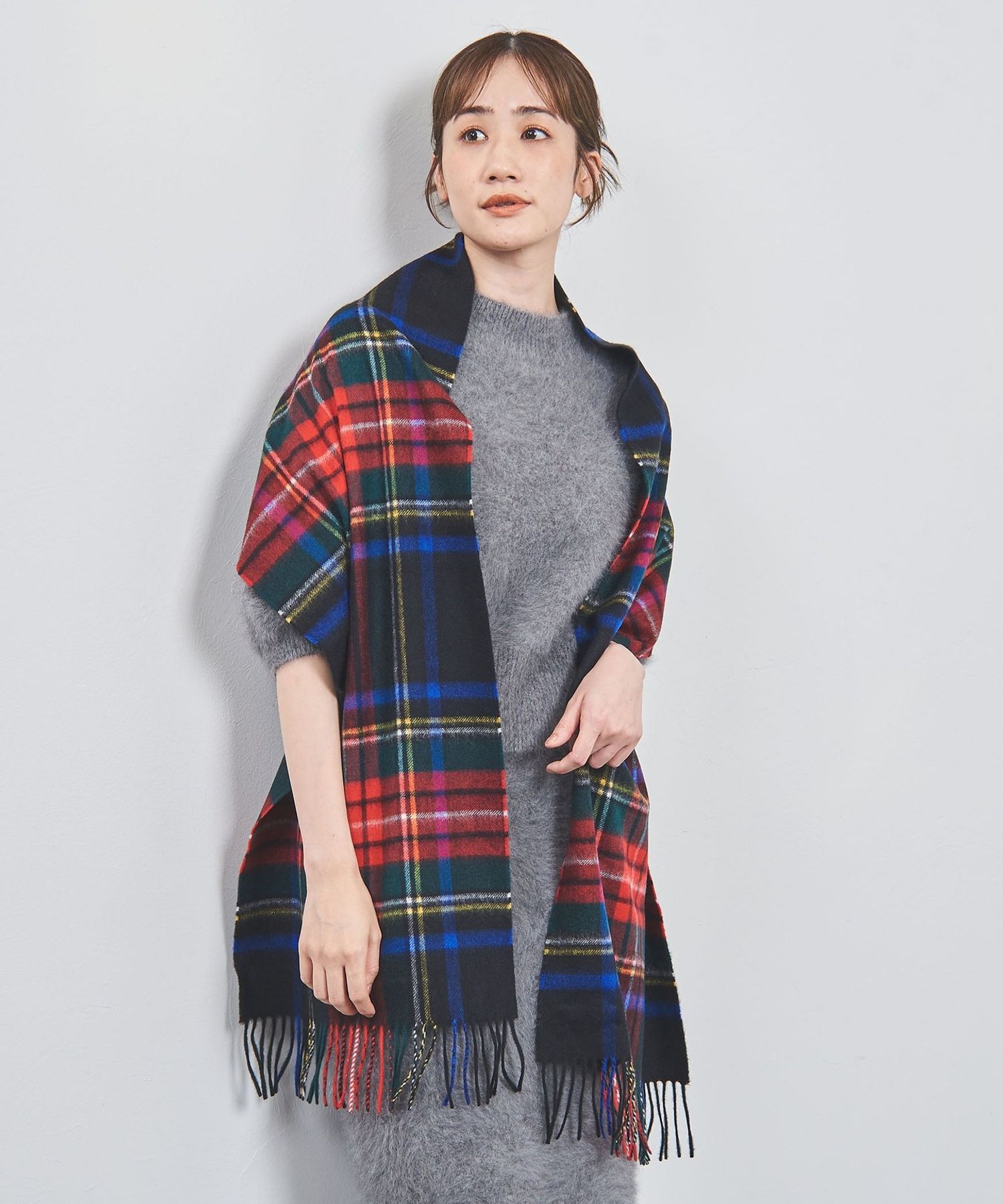 トムブラウン カシミア カシミヤ マフラー thom browne 【公式通販】