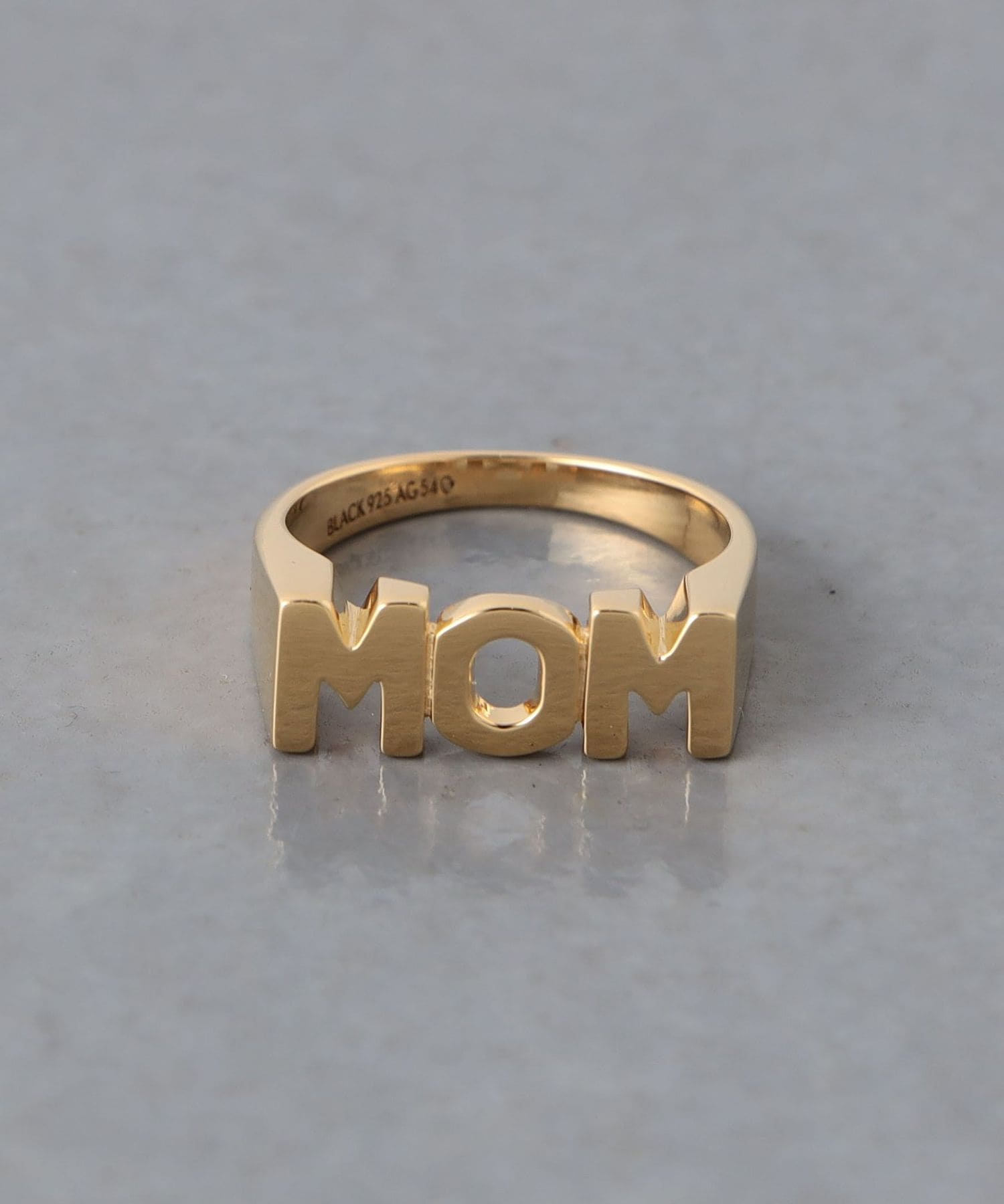 週末限定お値下げ！MARIA BLACK ゴールド MOM文字リング Demi-Luxe BEAMS（デミルクス ビームス）【POP UP STORE開催中】MARIA