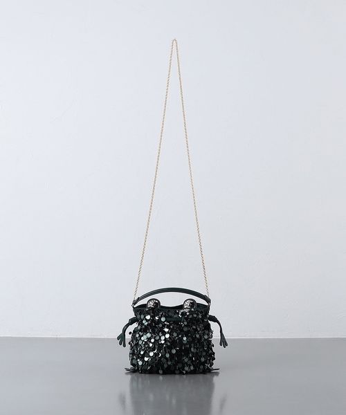 ANYA HINDMARCH＞ FROG スパンコール バッグ