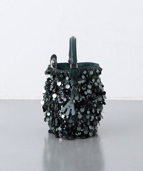 ANYA HINDMARCH＞ FROG スパンコール バッグ