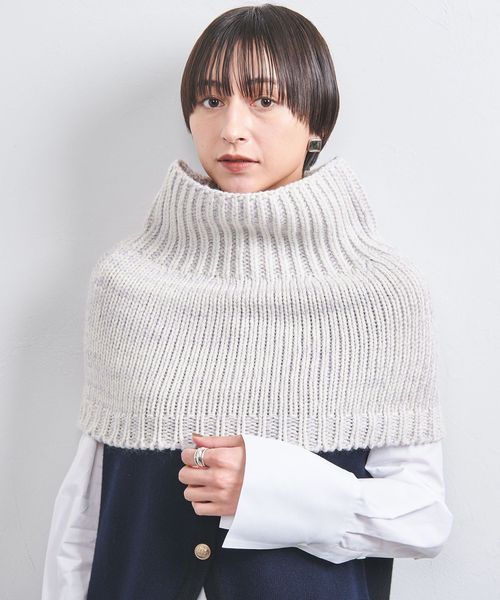 【試着のみ】ASAUCE A MÉLER アソースメレ　ニットスヌード 別注】＜ASAUCE MELER＞ニット スヌード