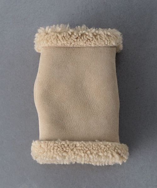 MARIO PORTOLANO＞ムートン フィンガーレスグローブ