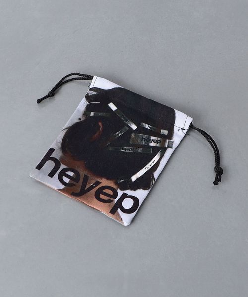 新品未使用 ＜heyep＞シルク レイヤード シュシュ L heyep＞シルク レイヤード シュシュ L