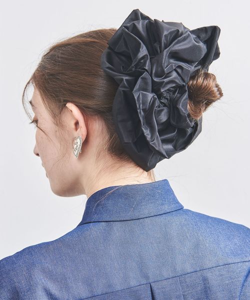 新品未使用 ＜heyep＞シルク レイヤード シュシュ L heyep＞シルク レイヤード シュシュ L
