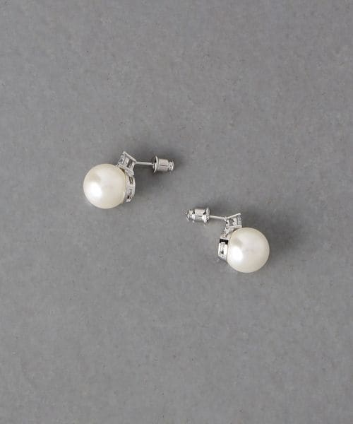 セブンイレブン 冬ギフト カタログ イミテーションパール CZ ピアス アクセサリー