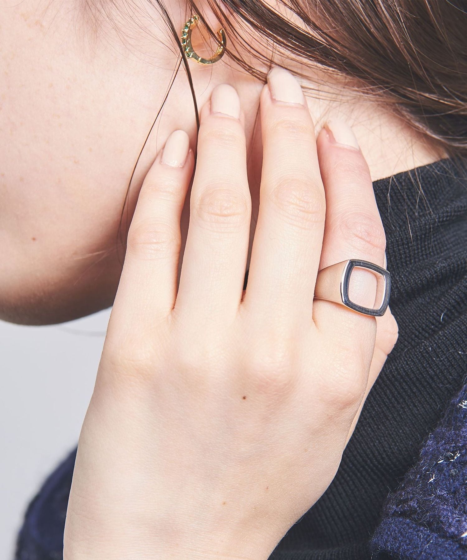 【NOさま専用】TOMWOOD /ト　スクエアオープンリングサイズ54-55 TOM WOOD スクエアオープンリング｜トゥモローランド 公式通販