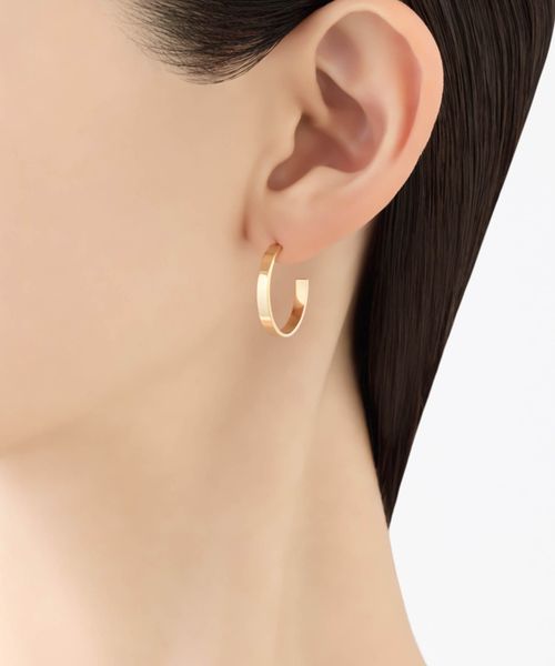 MARIHA＞Silver Bonds フープピアス M