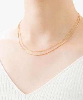 MARIHA/＜MARIHA＞Silent Rain 2連 チェーンネックレス/ネックレス