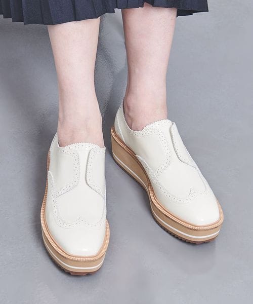 【新品】UNITED ARROWS スリッポン オックスフォードシューズ 1700024S0190_m1_c101.jpg