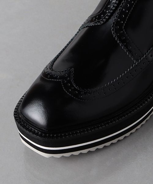 スリッポン オックスフォード シューズ