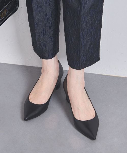 UNITED ARROWS 牛革 ポインテッドトゥ チャンキーパンプス 白 楽天市場】ポインテッド チャンキーパンプス UNITED ARROWS