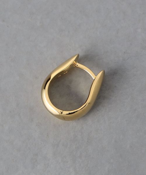 ＜TOMWOOD＞OYSTER フープピアス GLD UNITED ARROWS TOMWOOD＞OYSTER フープピアス GLD