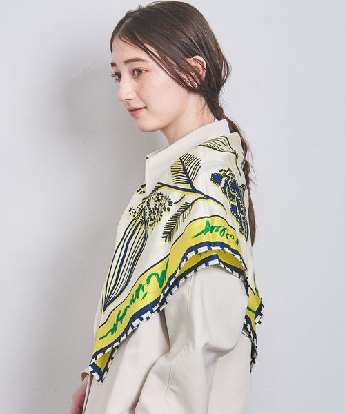 未使用品　manipuri  UNITED ARROWS  シルクスカーフ UNITED ARROWS（ユナイテッドアローズ）の「＜manipuri＞シルク