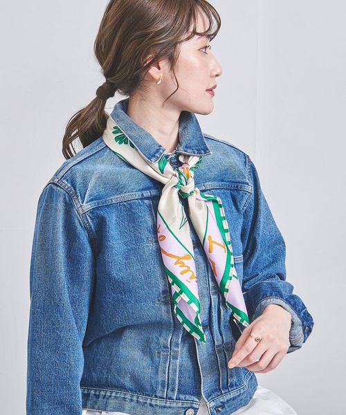 manipuri＞シルク スカーフ L 24SS