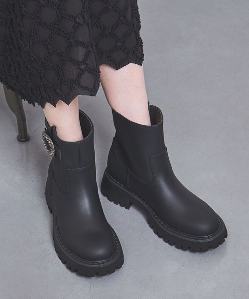 ビジュー レインブーツ