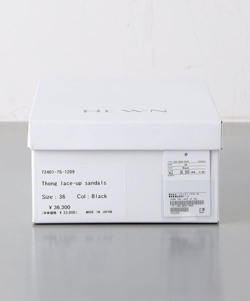 HEWN＞トング レースアップ サンダル