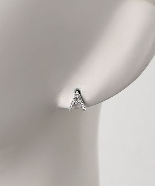 シルバー silver925ピアス ユナイテッドアローズ インディアンジュエリー SILVER925 イニシャル ピアス