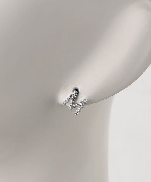 シルバー silver925ピアス ユナイテッドアローズ インディアンジュエリー SILVER925 イニシャル ピアス