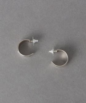 ◇◇ホールモチーフとスワロフスキーのピアス(p-022)カプリブルー S 
