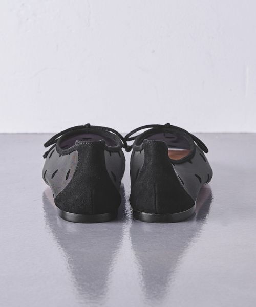 別注】＜PIPPICHIC＞ハート AMBER バレエシューズ