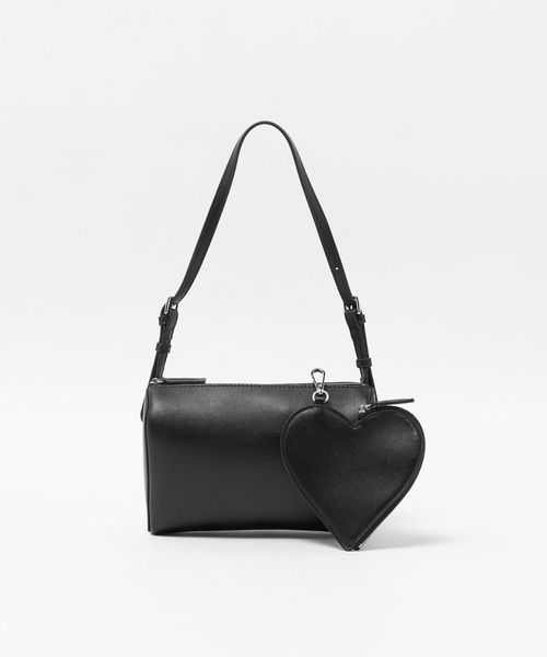 UNITED ARROWS SANTI ハート　クラッチ　ショルダーバッグ 赤 HEART ショルダーバッグ