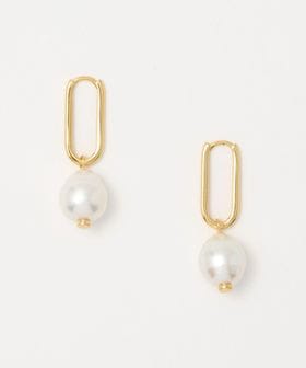 AYUS/＜AYUS＞パール フープ ピアス/ピアス（両耳用）