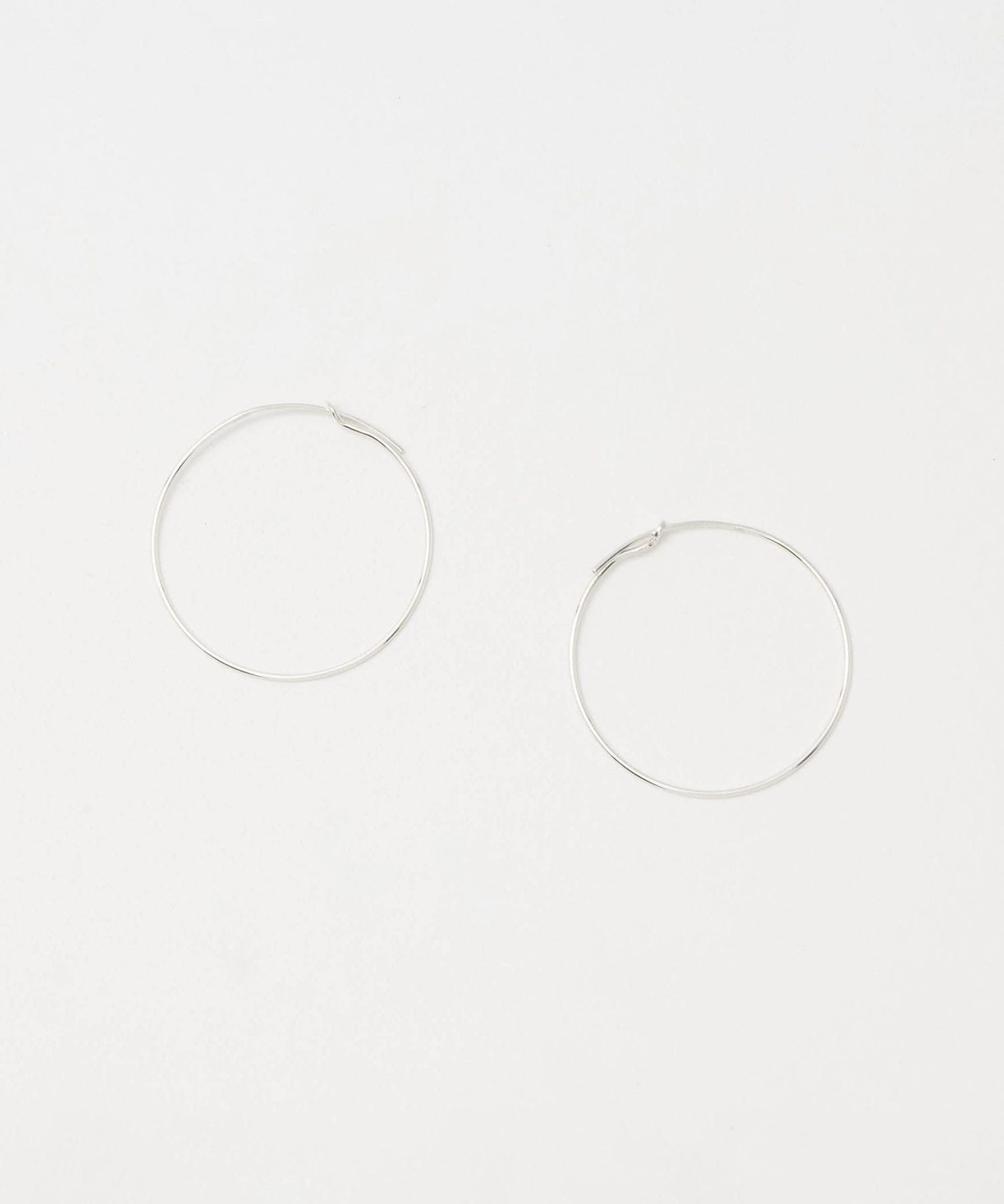 SILVER925 フープピアス