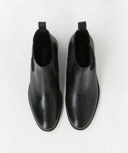 UNITED ARROWS サイドゴアブーツ 黒 37（24cm）黒の天然皮革 UNITED ARROWS サイドゴアブーツ 黒 37（24cm）黒の天然皮革