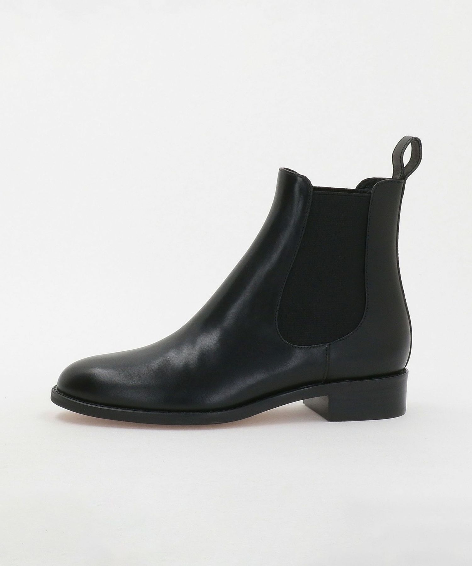 UNITED ARROWS サイドゴアブーツ 黒 37（24cm）黒の天然皮革 UNITED ARROWS サイドゴアブーツ 黒 37（24cm）黒の天然皮革