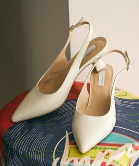 UNITED ARROWS/ポインテッドトゥ スリングバック パンプス/パンプス