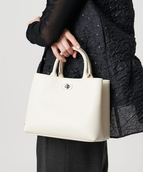 UNITED ARROWS/クラスプ スクエア ミニトートバッグ/トートバッグ