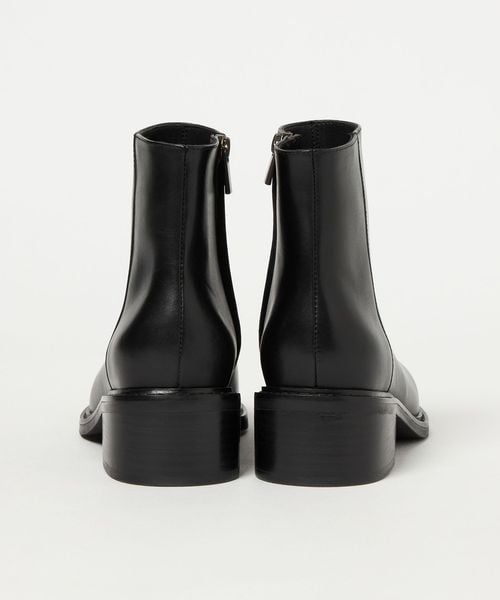 ユナイテッドアローズ Versatile別注 ショートブーツ 本革 黒 25 ユナイテッドアローズ Versatile別注 ショートブーツ 本革 黒 25