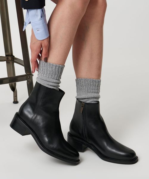 美品 MARW UNITED ARROWS×ODETTE レザー アンクルブーツ 77291090_b_04_215.jpg